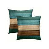 Vintage Brown & Teak Pack of 2